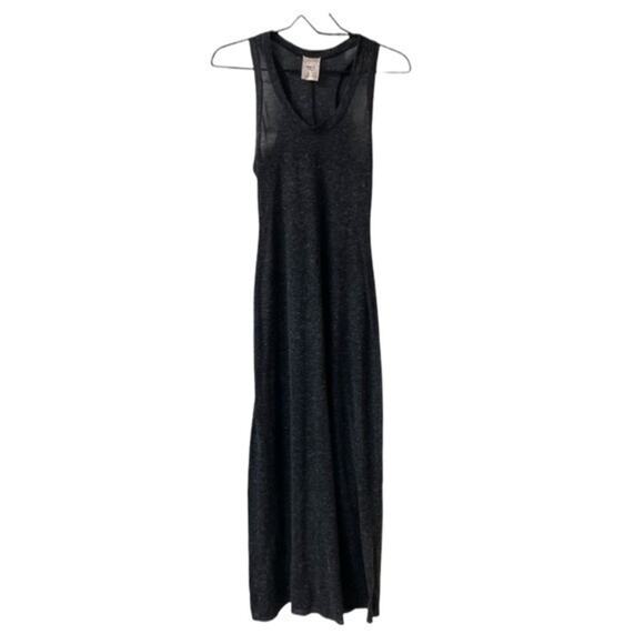 Robin K Dresses & Skirts - Robin K Sleeveless Midi Dress Sheer Swim Cover Up Women’s Size Small gray slip